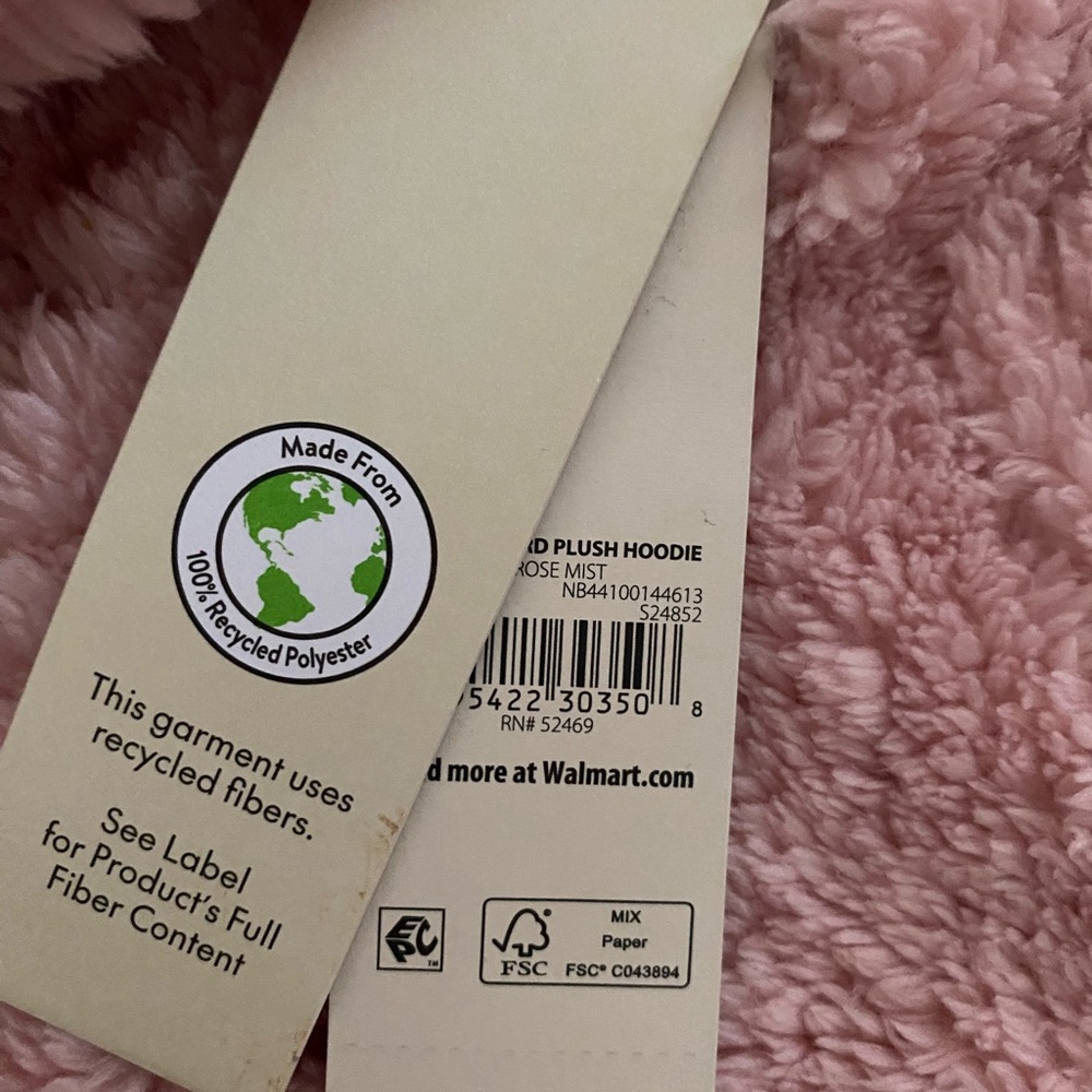 No Boundaries Pink Plush Hoodie